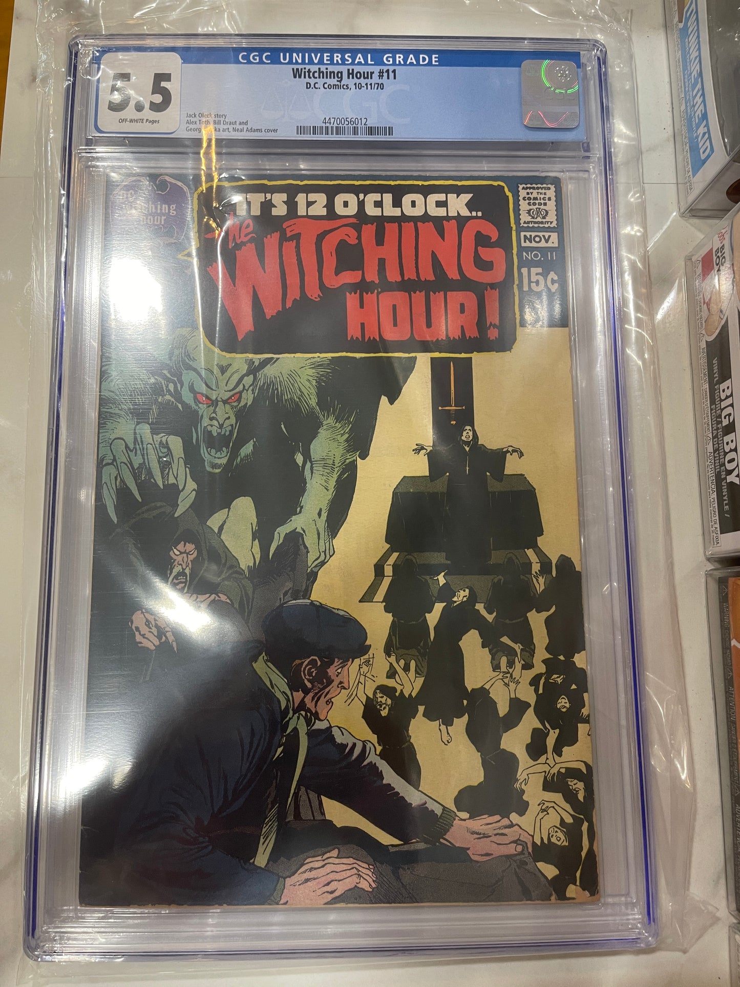 The Witching Hour! #11 It's 12 o'clock 5.5 CGC Jack Oleck Story