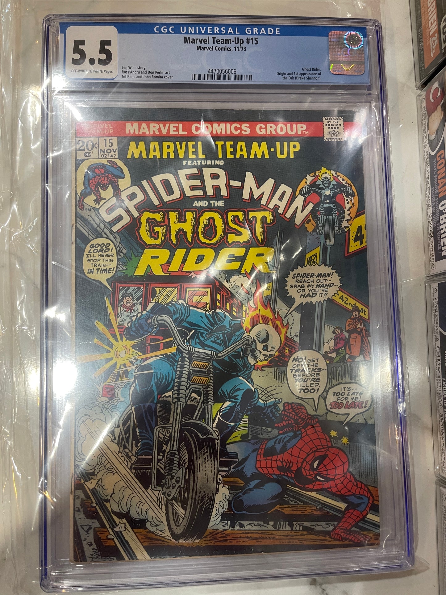 Marvel Team-Up #15 CGC 5.5 Len Wein Story