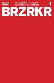 BRZRKR (BERZERKER) #1 - 1:10 RED BLANK SKETCH VAR