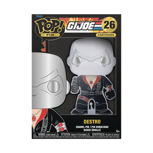 LF POP SIZED PIN GI JOE DESTRO PIN