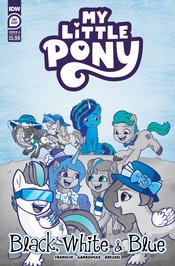 MY LITTLE PONY BLACK WHITE & BLUE #1 CVR A