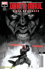 STAR WARS DARTH MAUL BLACK WHITE & RED #1 2ND PTG