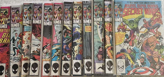 Marvel Super Heroes Secret Wars #1-12 set