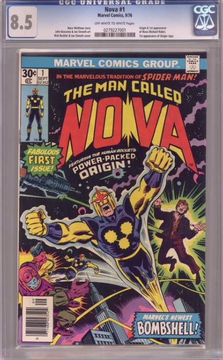 NOVA #1 CGC 8.5