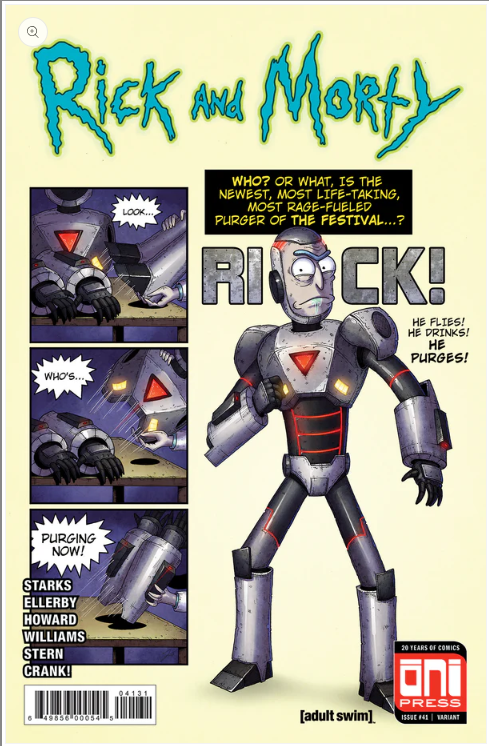 RICK & MORTY #41 Mike Vasquez Tales Of Suspense 39 Homage Exclusive