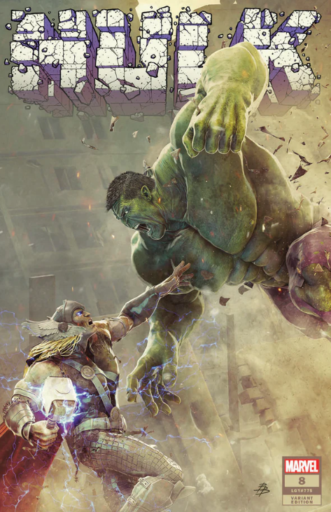 Hulk #8 Bjorn Barends Vs Thor Exclusive