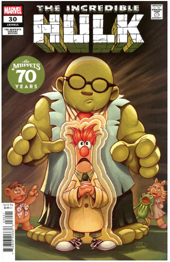 Incredible Hulk #30 Chrissie Zullo Muppets Cover