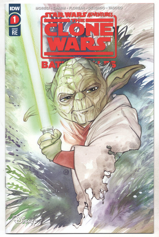 Star Wars Adventures Clone Wars #1 Peach Momoko Yoda Exclusive