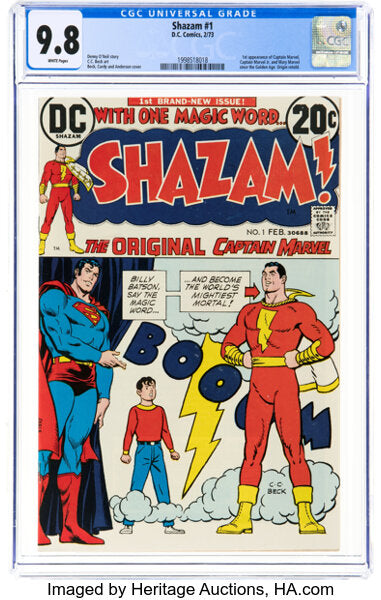 Shazam #1 CGC 9.8